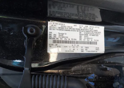 2014 Ford Focus St z USA, uszkodzony, nr VIN 1FADP3L97EL254731